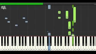 Birds Of A Feather - Billie Eilish | Adelina Piano synthesia tutorial