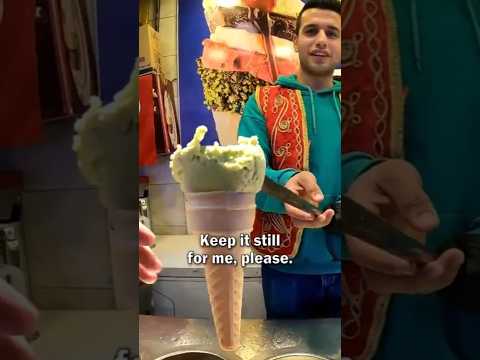 Tricky Turkish Ice Cream Man in Istanbul 🇹🇷