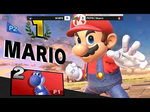 Game On Expo 2019 SSBU Saturday Winners Semis - XC8PE (Yoshi) vs Skarm (Mario)