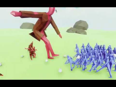 Chicken Man Man vs a bunch of peasants - TABS Pre Alpha