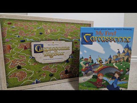 New Board Game - My First Carcassonne by ZMan Games #boardgames #boardgamefamily