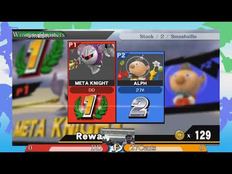 Smash @ CU 2/15/18: DD (Meta Knight) vs. 27Cents (Olimar, Zelda) Winner's Quarters