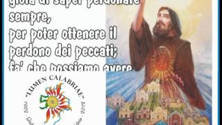 preview picture of video 'Preghiera a San  Francesco di Paola LUMEN CALBRIAE Giubileo Patronato sulla Calabria (1992-2012)'