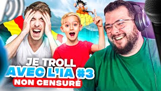 IL CRAQUE ET M'INSULTE 🤬 (NON-CENSURÉ) (TROLL) | 🎙️ VOIX IA #3