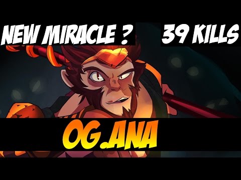 IS THIS BOY THE NEW MIRACLE ?? - OG.ANA MONKEY KING 39 KILLS - Dota 2