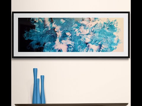 (455) TOP 10 BLUE Acrylic Pour Paintings Compilation! Harmony House Art