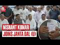 LIVE Bihar Chief Minister Nitish Kumar S Son Nishant Kumar Joins Janata Dal United At JDU Office