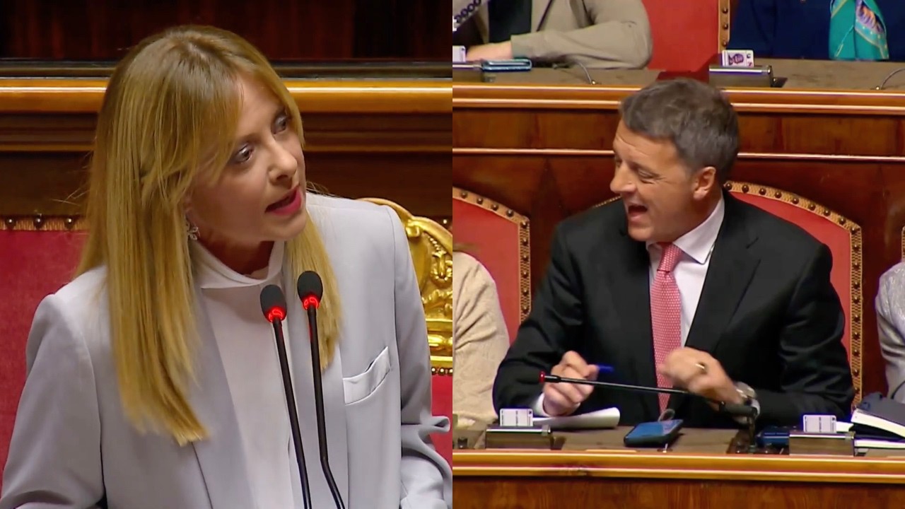 MELONI A RENZI: "AL NETTO DI INSULTI E ACCUSE, OGNI VOLTA CHE VENGO IN AULA C'È POCO DA DISCUTERE"