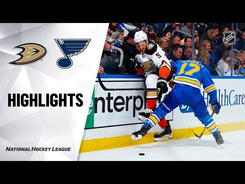 NHL Highlights | Ducks @ Blues 11/16/19