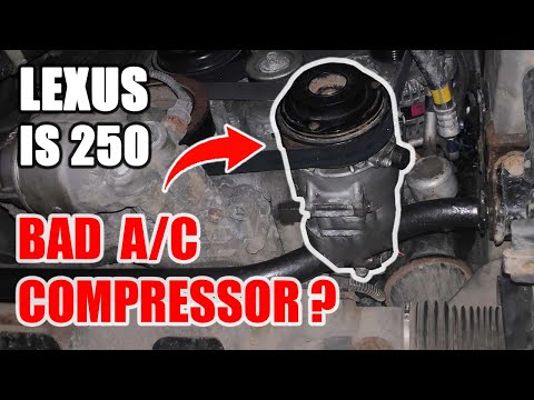 How To Replace Bad AC Compressor | Lexus IS250 2005-2013