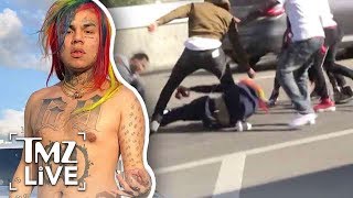 Tekashi69 In A HUGE Fight At LAX! | TMZ Live