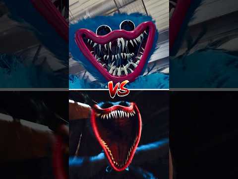 Huggy Wuggy VS Nightmare Huggy Wuggy Jumpscare Comparison Poppy Playtime #poppyplaytime