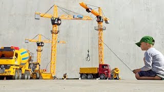 Žaislinis kranas 120 cm su nuotolinio valdymo pultu | Mega Crane | Dickie 3462412