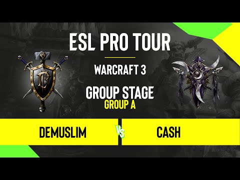 WC3 - DeMusliM vs. Cash - DreamHack Warcraft 3 Open: Summer 2020 - Group A - EU
