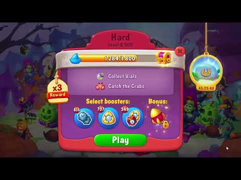 Fishdom 6500 Hard Level - 14 moves - NO BooSTERS