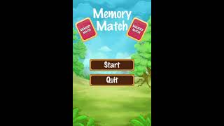 Kids Memory Match - Unity3D Source Code Template video preview