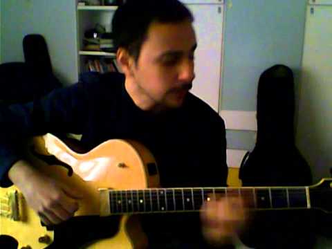How deep is the Ocean (chord melody on guitar) - Sergio Gentile Yamaha aex1500