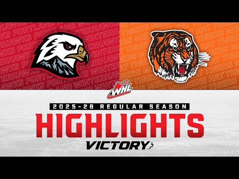 Portland Winterhawks at Medicine Hat Tigers 10/11 I WHL Highlights 2025-26
