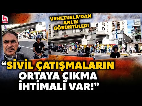 VENEZUELA’DAN CANLI BAĞLANTI! Orada yaşayan Türk Muharrem Hayta yaşananları anlattı! "Sokaklar..."