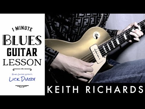 Keith Richards - Easy Blues lick in C | Guitar Lesson | #303