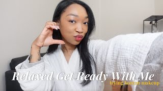 Lets try Korean makeup˚୨୧⋆｡˚ | Relaxed GRWM