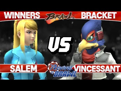 Revival of Brawl - Salem (Zero Suit Samus) vs Vincessant (Falco) - SSBB Winners - Smash Brawl