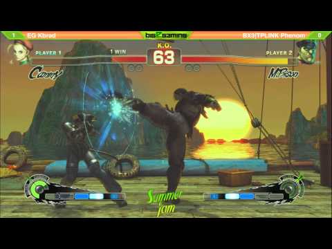 Summer Jam 9 - USF4 - Top 32 - EG K-Brad (Cammy) vs BX3 TPLINK Phenom (Dictator)