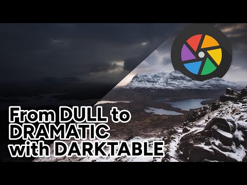 From Dull to Dramatic in Darktable - Landscape Processing #11