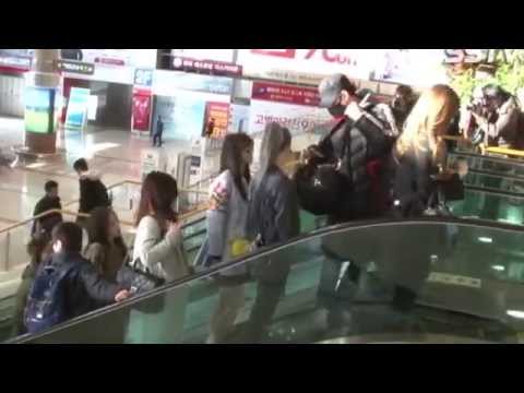 [150304][Fancam] SNSD Airport to Japan- Gimpo Airport- SSTV