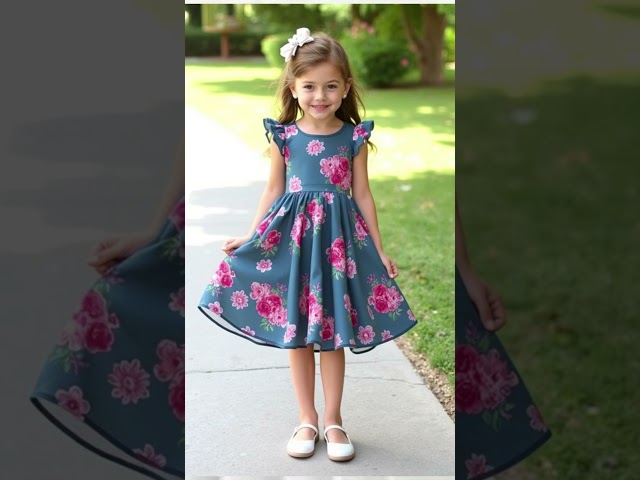Vídeo relacionado con Vestido para Niñas Verano Algodón Floral con Unicornio Sin Mangas Cortas Casual Vestidos Tallas 1-7 años, 1-2 años, Conejito