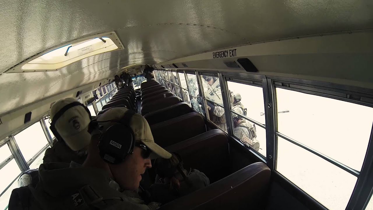 SWAT/Police Mock Response to School Bus Incidents