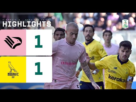 Palermo-Modena 1-1 | UN PUNTO a testa in classifica | HIGHLIGHTS Serie BKT