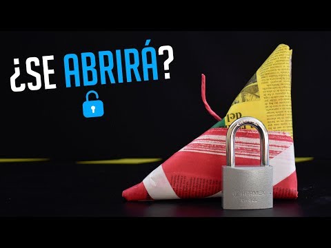 Experiment: Can you really open a padlock with an explosive?