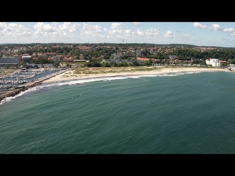 4903. Helsingör (Helsingør) Drone Stock Footage Video