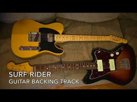 Surf Rider guitar backing track