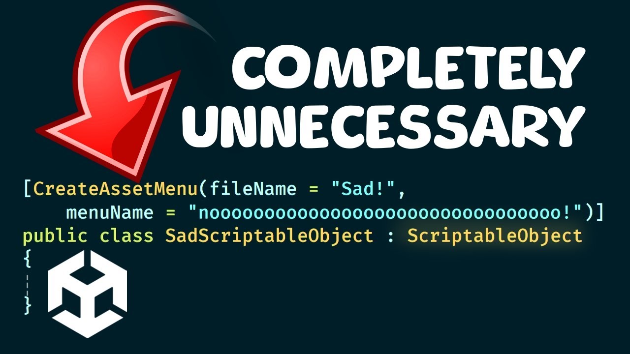 Zap Scriptable Objects into Existence (Unity tip)