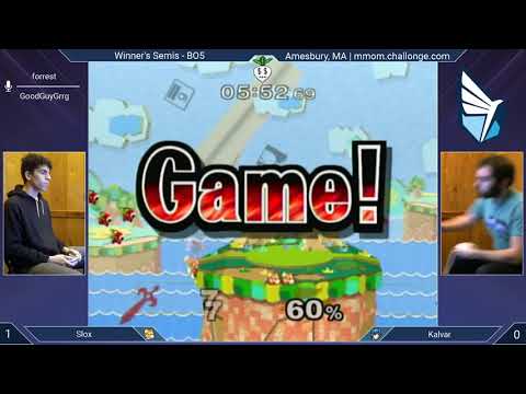 MMOM Bi-Monthly 11 SSBM - Slox (Fox) vs. Kalvar (Marth) - Melee WSF