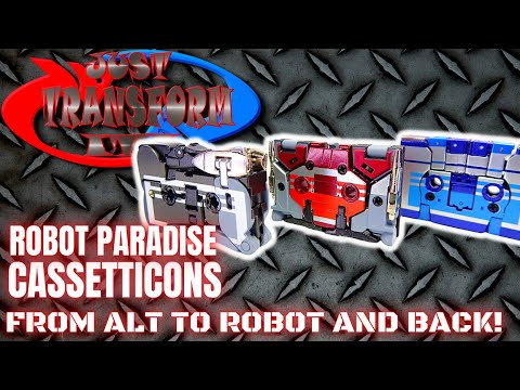 JUST TRANSFORM IT!: Robot Paradise Cassetticons (Laserbeak, Ravage, Rumble)