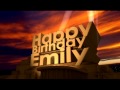Happy Birthday Emily