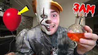 (SCARY) ORDERING PENNYWISE POTION FROM THE DARK WEB AT 3AM!! *TURNED INTO CLOWN*