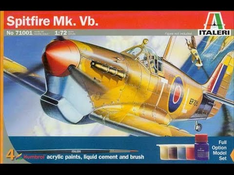 Italeri Spitfire Mk V 1/72 scale full build