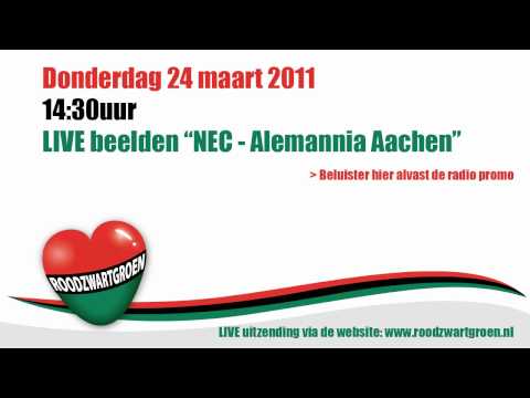 ROODZWARTGROEN promo NEC - Alemannia Aachen