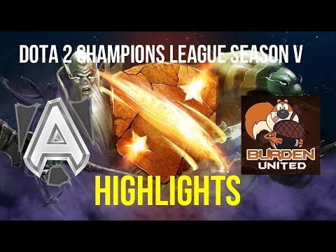 Dota 2 Highlights of Alliance vs Burden United - D2CL Season 5