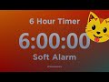 6 Hour Timer (with Soft Alarm Sound) for Sleep and Relaxation