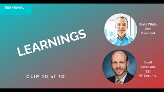 Axio Customer Testimonials | Dave White and Scott Aaronson of EEI,  10 of 10