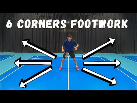 6 УГЛОВ РАБОТЫ НОГ ДЛЯ БАДМИНТОНА (БАЗОВЫЙ)