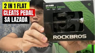 Rockbros Pedals | 2-in-1 HYBRID PEDALS (SPD + Flat)