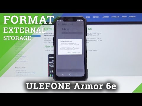How to Format SD Card in ULEFONE Armor 6E - Erase Memory Card