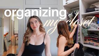 organizing every closet in my nyc apartment ✨ a cozy, productive declutter