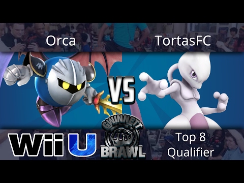 Gwinnett Brawl may 2017 - Orca (Metaknight) vs TortasFC (MewTwo) - Smash 4 Top 8 Qualifier